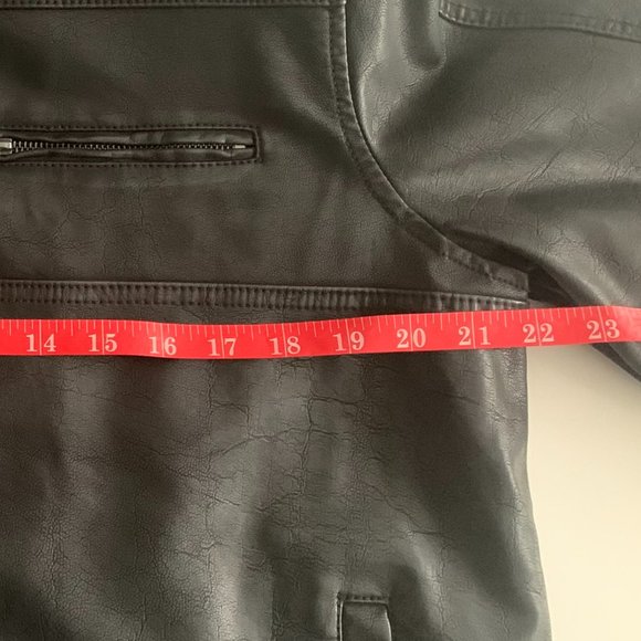 NWT Marc Anthony Leather Jacket with Detachable Hood Size M - Picture 11 of 15